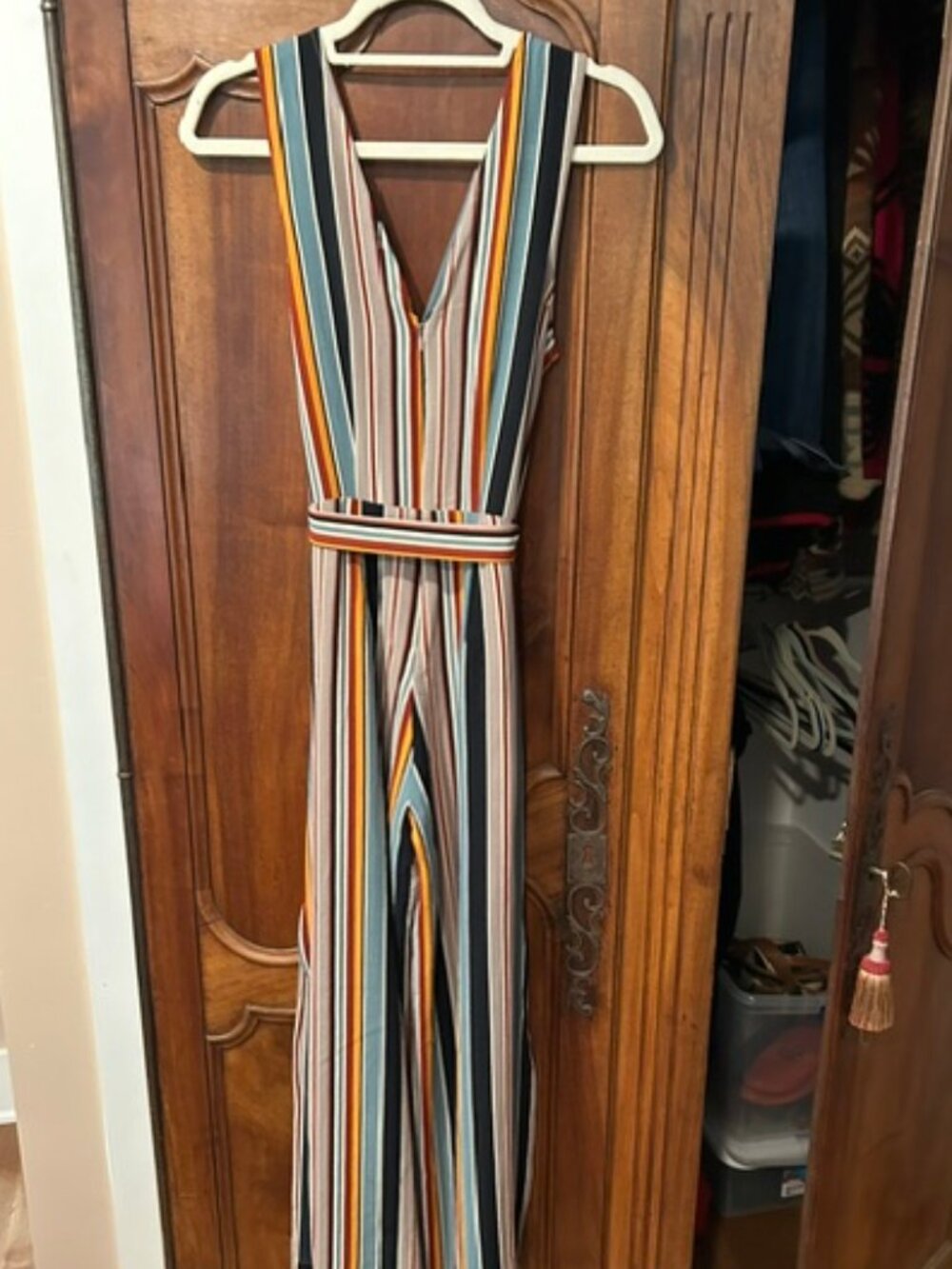 Monteau Los Angeles striped jumpsuit, size S - Picture 3 of 3